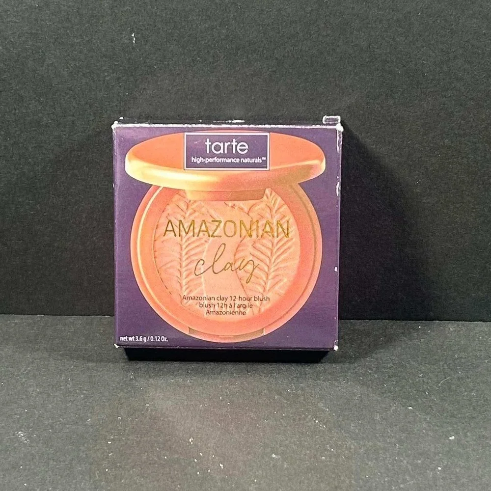 Tarte Amazonian Clay 12-Hour Blush Captivating Peach Makeup Womens 0.12oz